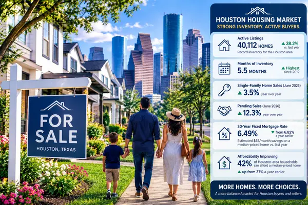 Houston Housing Inventory Hits Record High as Buyers Keep Showing Up