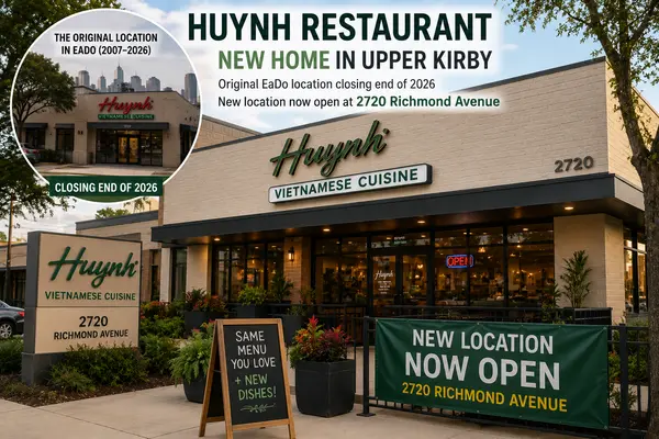 feature image of Huynh Restaurant Has a New Houston Home — and Its Original EaDo Location Is Closing