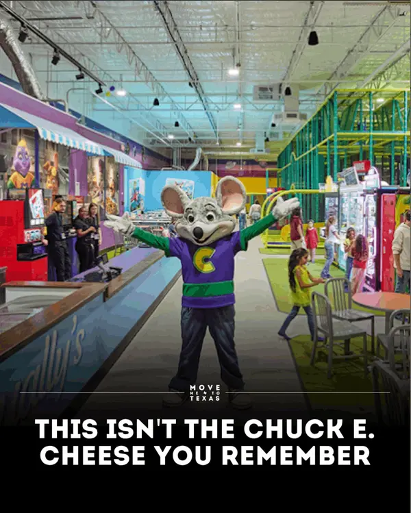 Chuck E. Cheese Is Bringing Its New Adventure World Concept to Houston