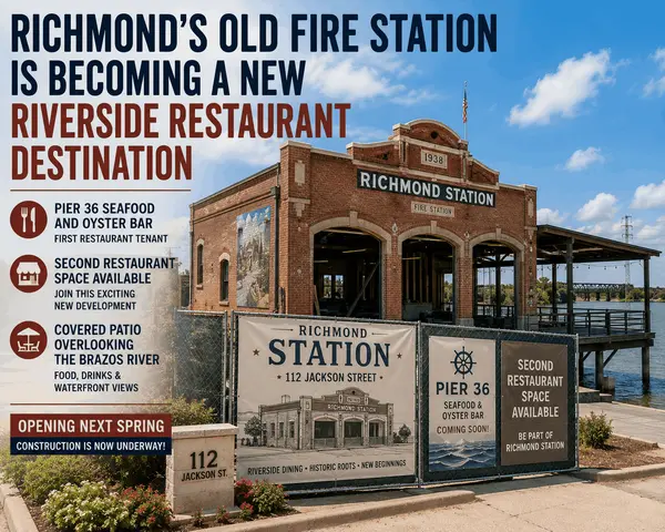 Richmond’s Old Fire Station Is Becoming a New Riverside Restaurant Destination