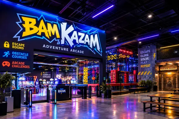 feature image of Bam Kazam Brings a New Adventure Arcade to Washington Avenue
