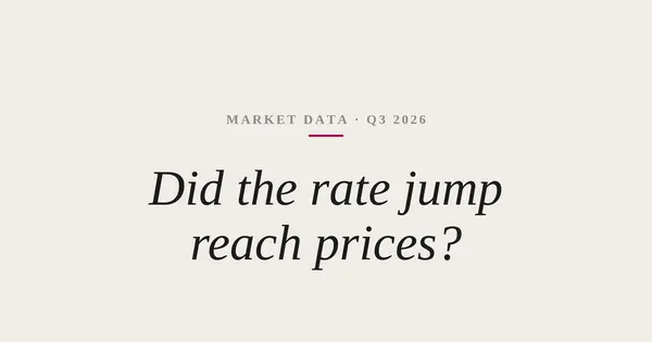 Did September's Rate Jump Show Up in Downtown Condo Prices? Not Yet