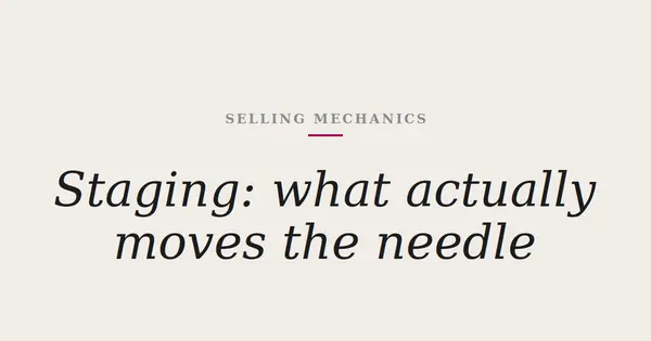 Staging a Downtown Condo: What Actually Moves the Needle vs. What's Folklore,Roz Dupiton
