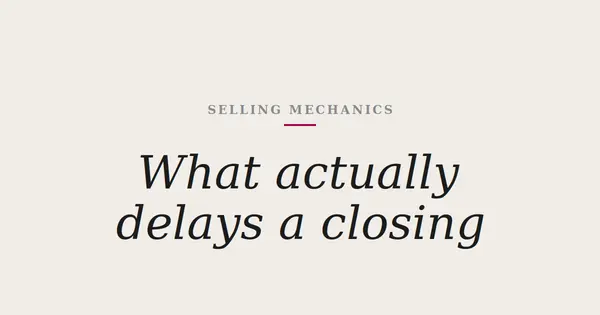 What Actually Delays a Downtown Condo Closing (It's Often Not the Buyer)
