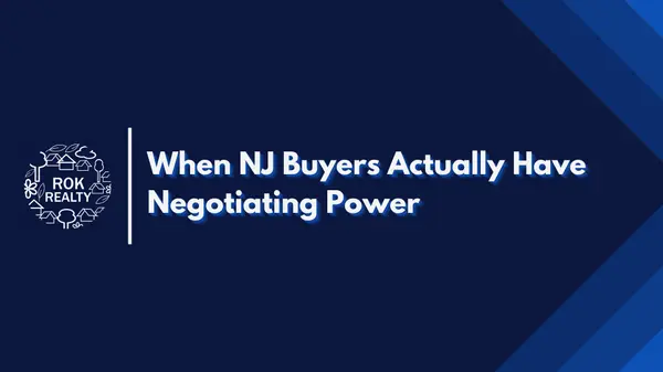 When NJ Buyers Actually Have Negotiating Power,Robert O'Keefe