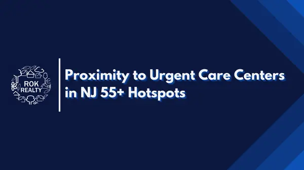 Proximity to Urgent Care Centers in NJ 55+ Hotspots,Robert O'Keefe