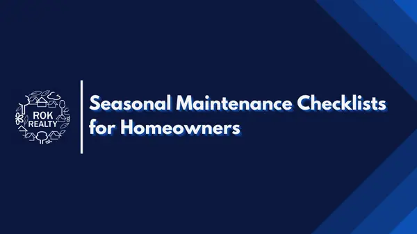 Seasonal Maintenance Checklists for Homeowners,Robert O'Keefe