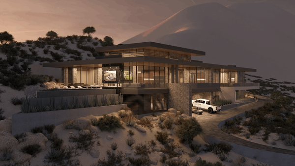 feature image of Majestic Modern Mountain Estate at the Foothills of Mummy Mountain