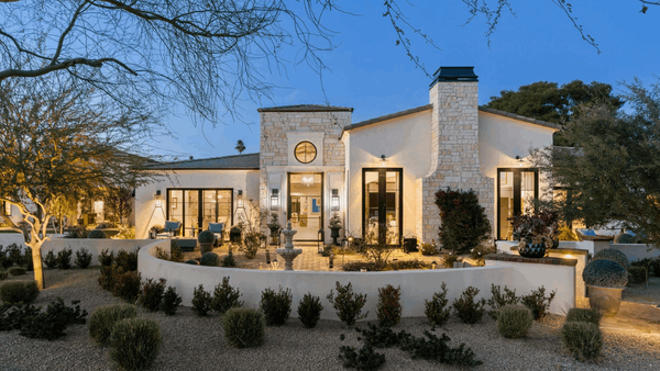 Santa Barbara Revival Estate in Paradise Valley Blends Luxury Living with Resort Style Outdoor Amenities,Silverleaf Realty