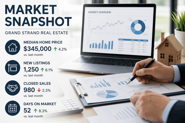 feature image of July 2026 Grand Strand Real Estate Market Report