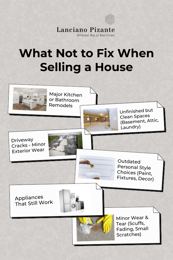 What Not to Fix When Selling a House
