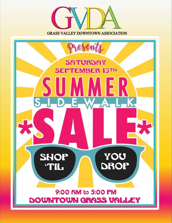 Grass Valley Summer Sidewalk Sale 2025: Shop Local in Historic Downtown Nevada County