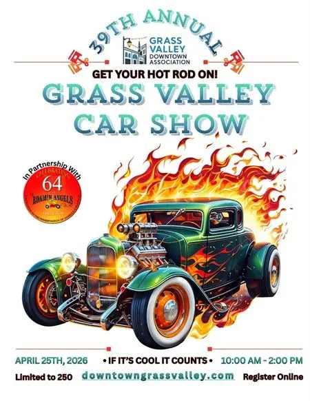 feature image of  39th Annual Grass Valley Car Show 2026: A Must-See Nevada County Event!
