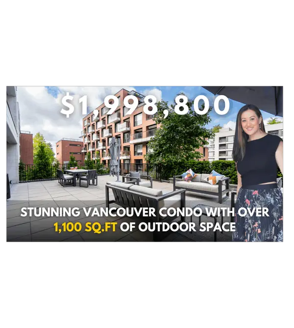 feature image of $1,998,800 Condo with Over 1,100 SQ.FT of Outdoor Space! | Vancouver, BC Canada Home Tour