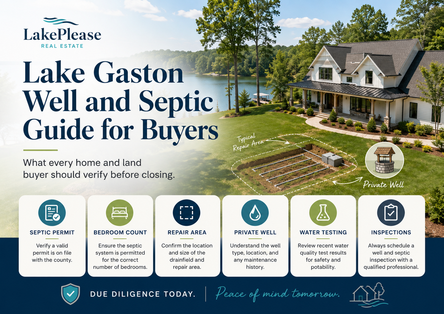 Lake Gaston well and septic guide for home and land buyers