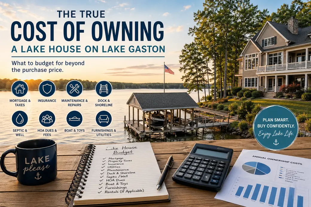 Cost of Owning a Lake House on Lake Gaston