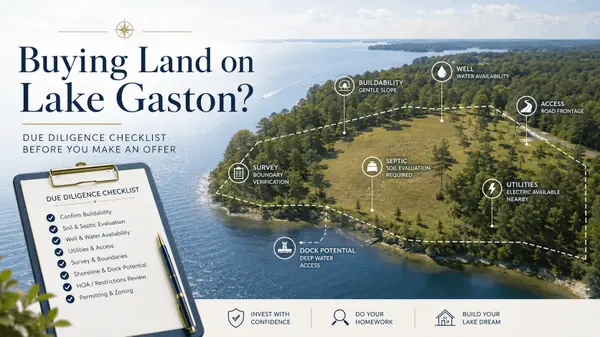 Lake Gaston Land Due Diligence Checklist