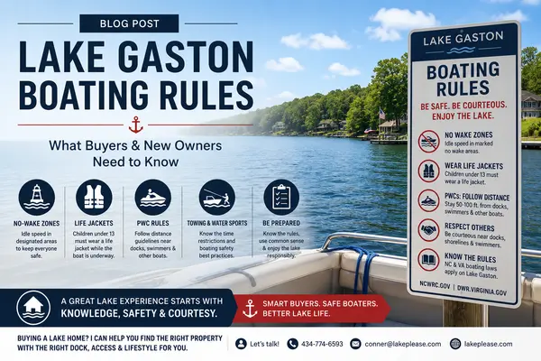Lake Gaston Boating Rules: What Buyers and New Owners Should Know