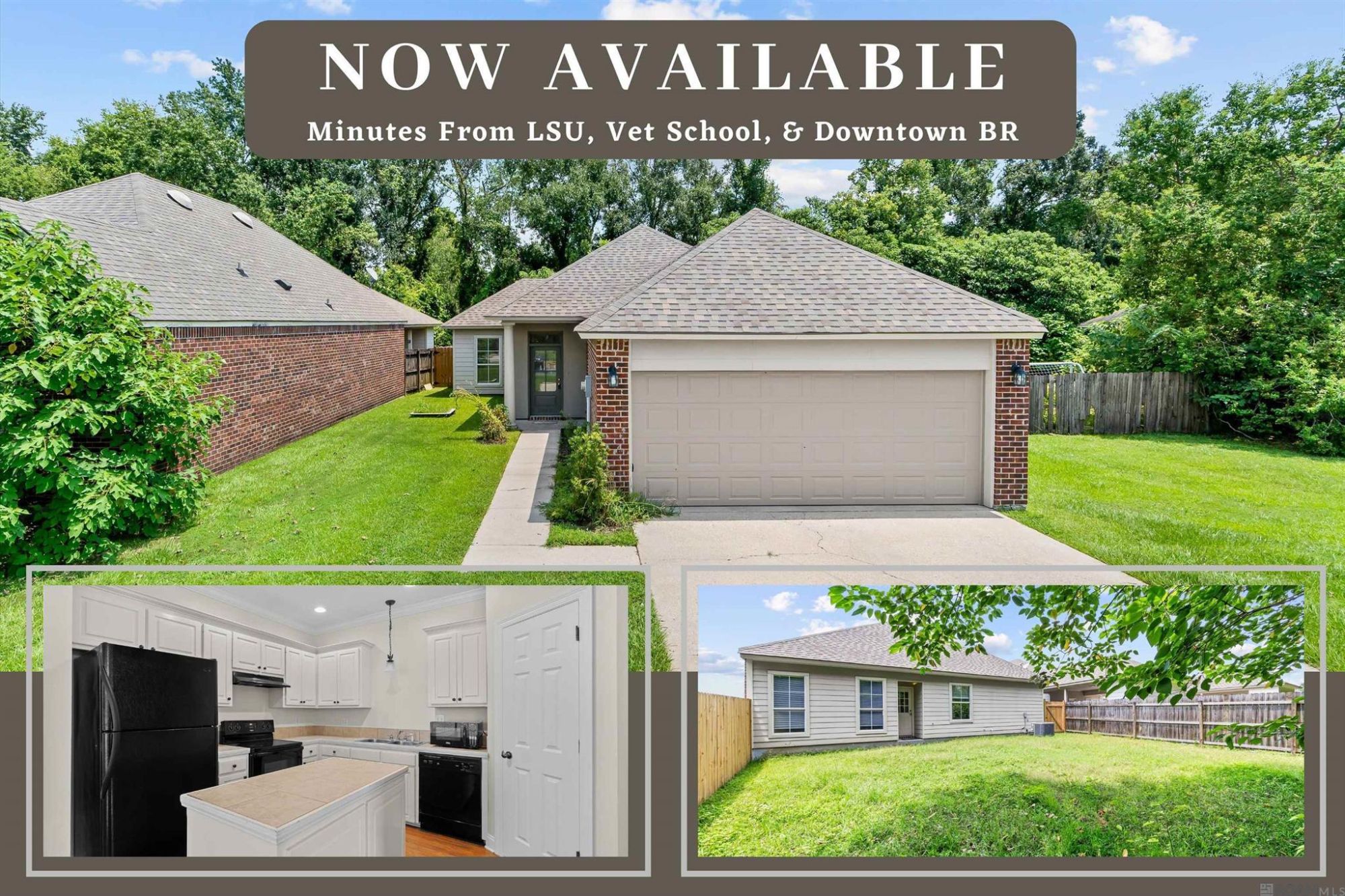 3 bedroom rental near LSU Baton Rouge – 5267 Eastbay Dr