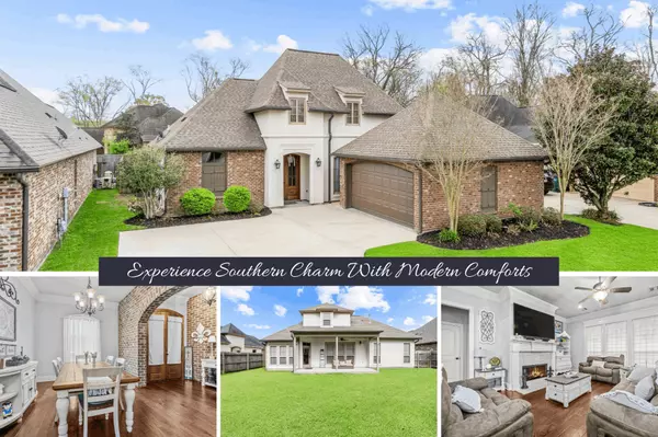 415 Clock Tower Dr, St. Gabriel, LA 70776 — Elegant Two-Story Home in University Club South