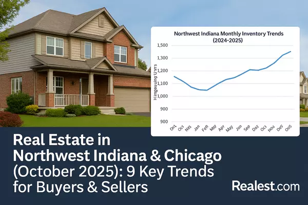 Real Estate in Northwest Indiana & Chicago (October 2025): 9 Key Trends for Buyers & Sellers