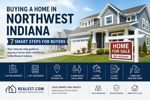 feature image of How to Buy a Home in Northwest Indiana: 7 Smart Steps for Buyers