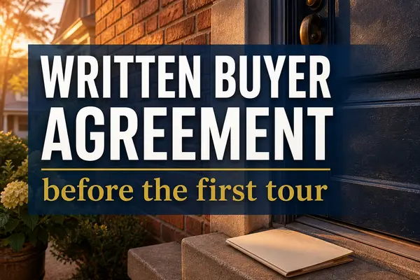 Written buyer agreement before the first tour — Crown Point, Indiana