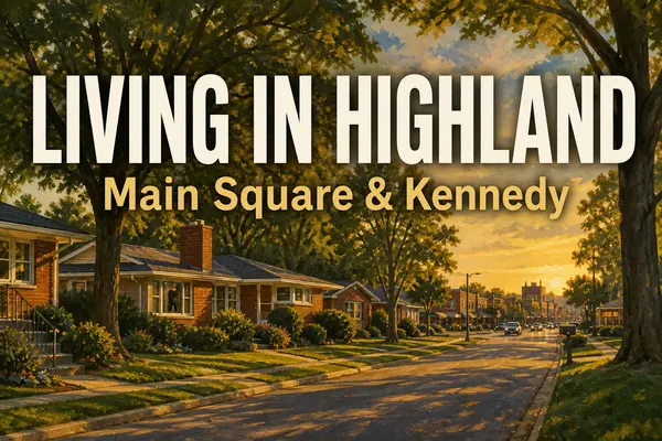 feature image of Living in Highland, Indiana: Main Square, Kennedy Avenue, and Who It Fits