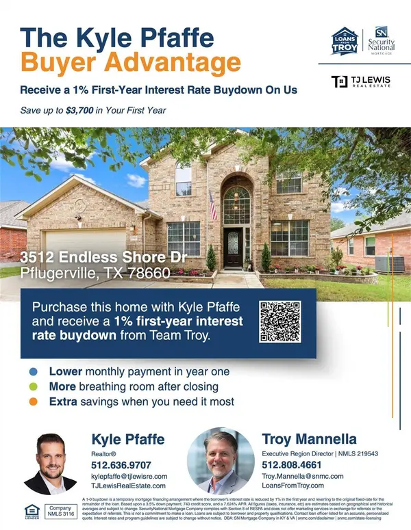 3512 Endless Shore DR, Pflugerville, TX 78660