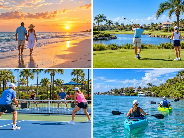 How Florida Residents Enjoy the Outdoors Year-Round (Golf, Pickleball, Boating, Beach fitness),Hunt Brothers Realty