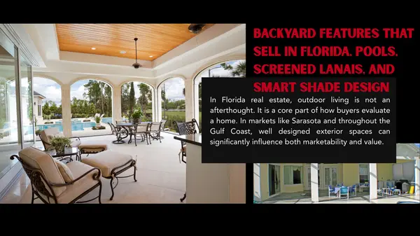 Backyard Features That Sell in Florida, Pools, Screened Lanais, and Smart Shade Design,Hunt Brothers Realty
