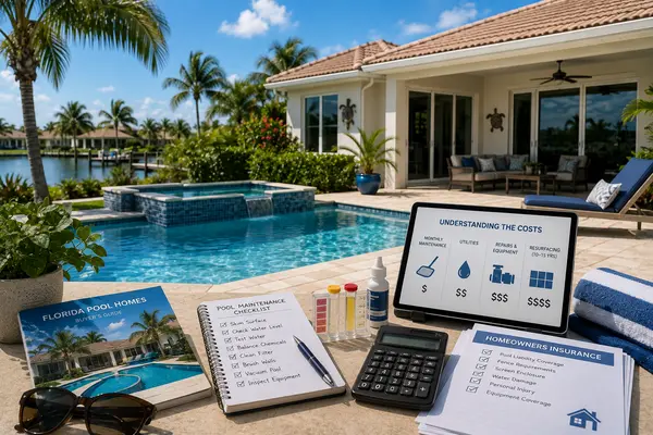Florida Pool Homes, A Buyer’s Guide to Maintenance, Costs, and Insurance,Hunt Brothers Realty