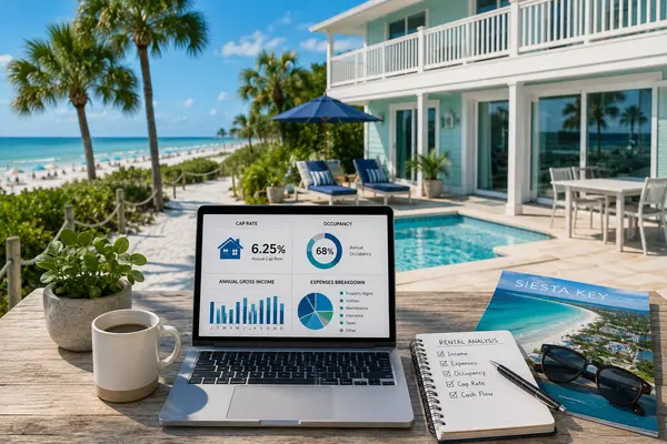 Siesta Key Vacation Rental Returns, A Practical Guide to Cap Rates, Occupancy, and Expenses,Hunt Brothers Realty