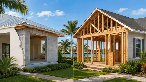 Concrete Block or Wood Frame? What Florida Home Buyers Should Know,Hunt Brothers Realty