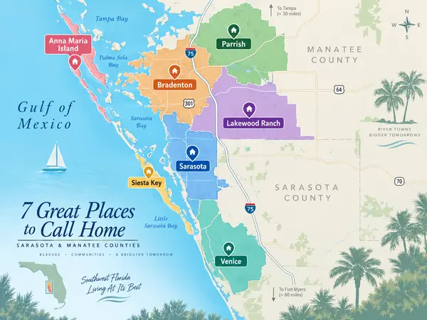 House Hunting in Sarasota and Manatee Counties: How to Divide Your Trip by Area,Hunt Brothers Realty