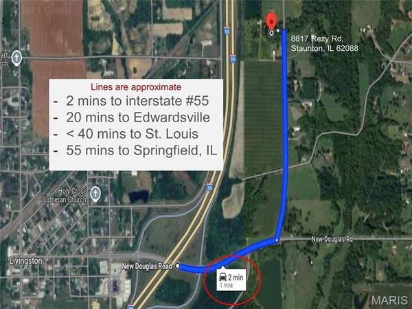 8817 Rezy RD, Staunton, IL 62088