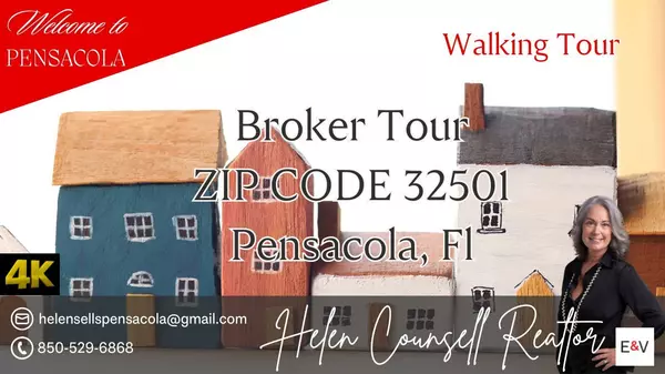Walk with Me Through Pensacola's 32501 Zip Code - New Youtube Channel Launch!