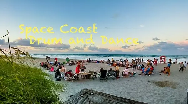Space Coast Full Moon Drum Circle Nance Beach Indialantic FL 