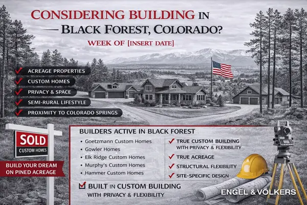 Building in Black Forest: Custom Home Opportunities in El Paso County,Angela Greene