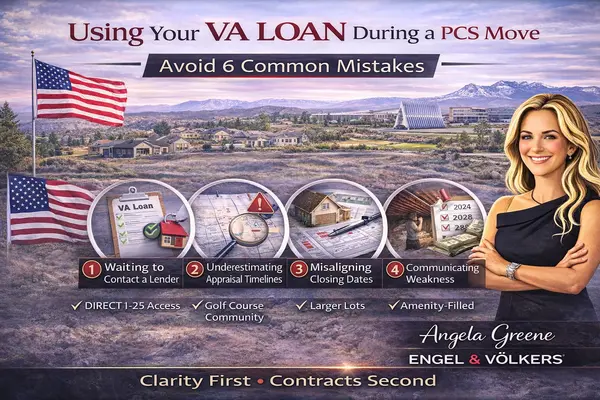 VA Loan Mistakes Military Families Avoid When PCSing to Colorado Springs,Angela Greene