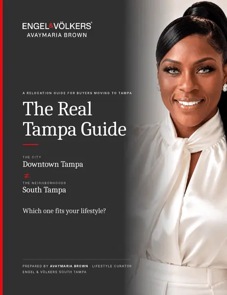 The Real Tampa Guide cover with Avaymaria Brown