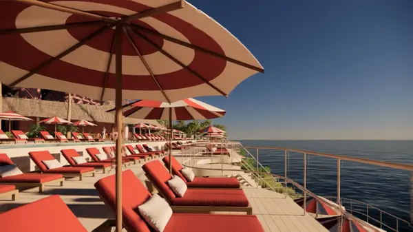 Exclusive private ocean club access for residents of Faena Tulum