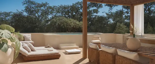 Private pool residences at Selva Estates, a gated luxury community in Tulum