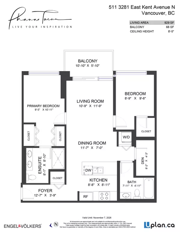 3281 East Kent Avenue North #511, Vancouver, BC V5S 0C4