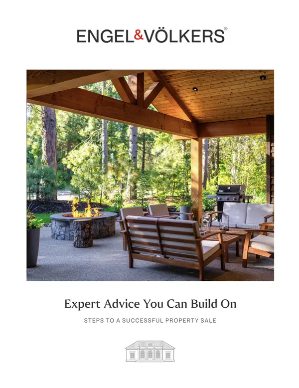 sellers guide with white cover and outdoor picture