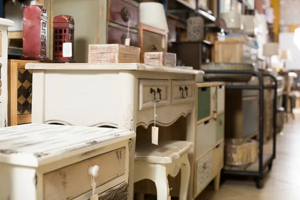 In store of antique furniture