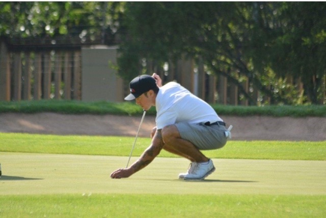 Cody golfing