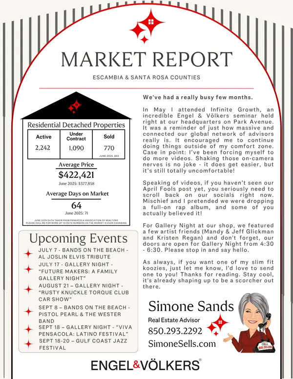 feature image of July 2026 Newsletter and Market Update