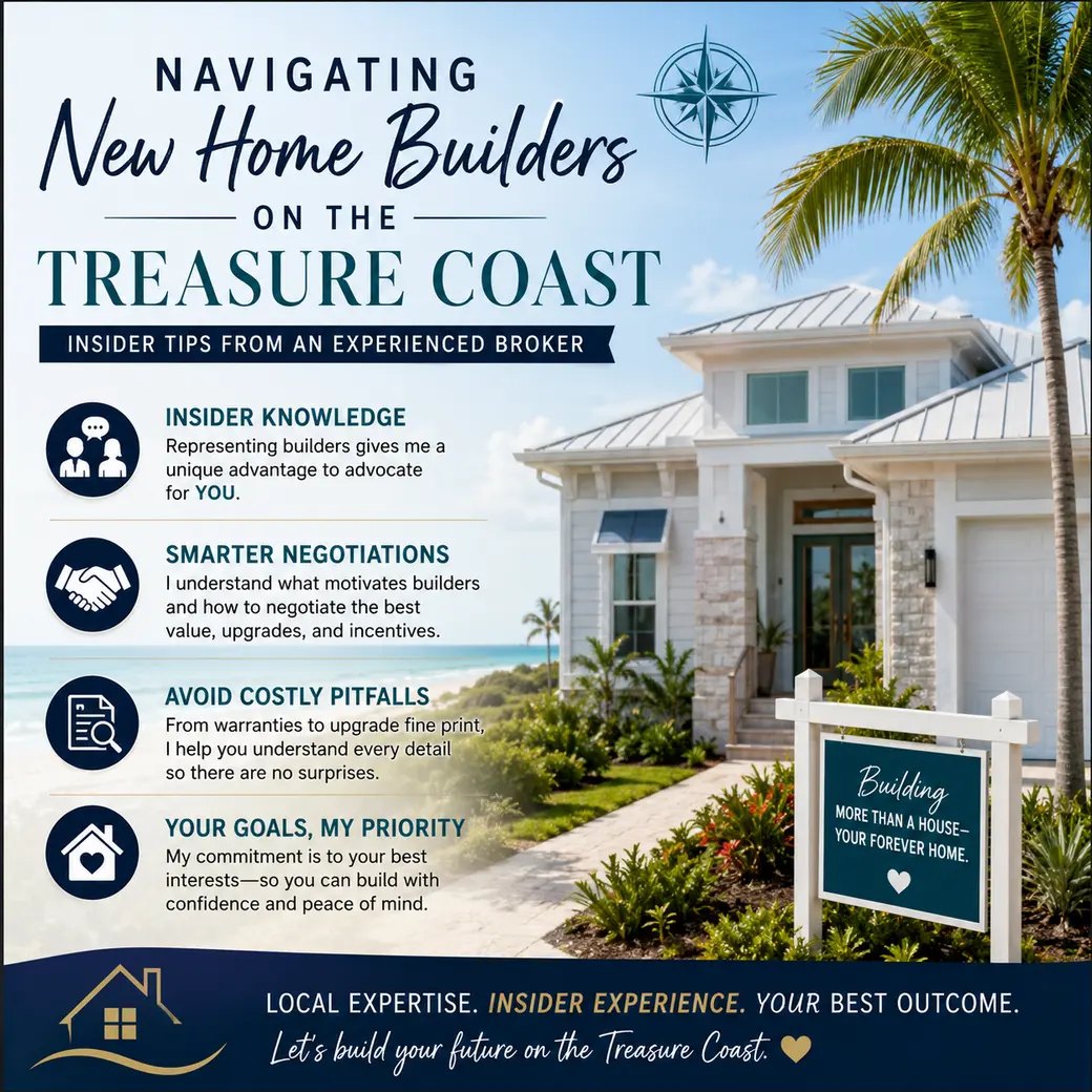 Navigating New Home Builders on the Treasure Coast: Insider Tips from an Experienced Agent