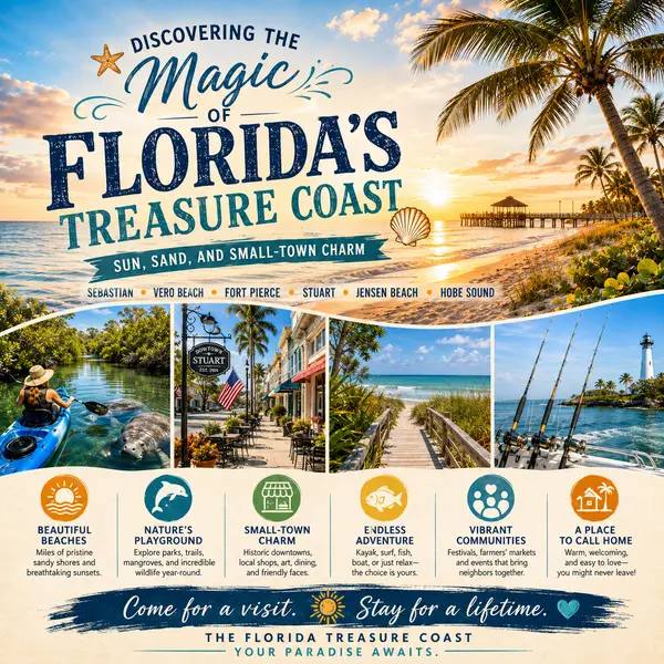 Discovering the Magic of Florida’s Treasure Coast: Sun, Sand, and Small-Town Charm